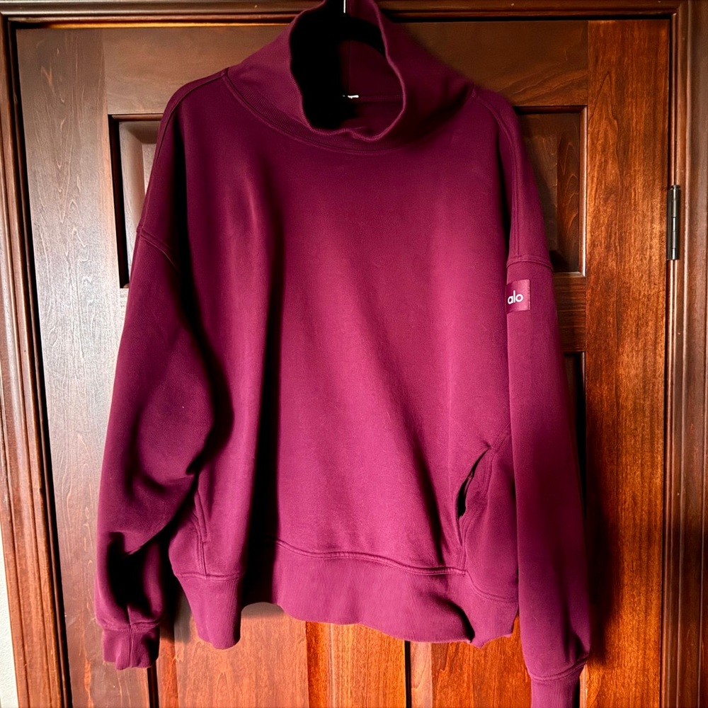 ALO Yoga Hazy Mock Neck Pullover